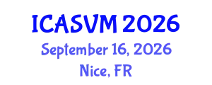 International Conference on Animal Science and Veterinary Medicine (ICASVM) September 16, 2026 - Nice, France