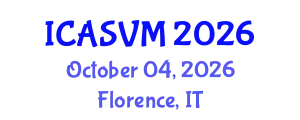 International Conference on Animal Science and Veterinary Medicine (ICASVM) October 04, 2026 - Florence, Italy