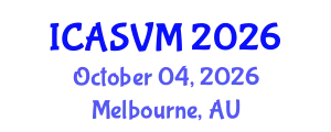 International Conference on Animal Science and Veterinary Medicine (ICASVM) October 04, 2026 - Melbourne, Australia