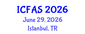International Conference on Fisheries and Aquatic Sciences (ICFAS) June 29, 2026 - Istanbul, Turkey