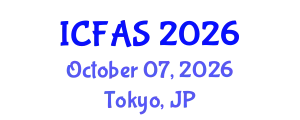 International Conference on Fisheries and Aquatic Sciences (ICFAS) October 07, 2026 - Tokyo, Japan