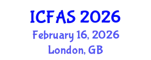 International Conference on Fisheries and Aquatic Sciences (ICFAS) February 16, 2026 - London, United Kingdom