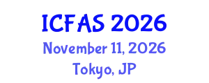International Conference on Fisheries and Aquatic Sciences (ICFAS) November 11, 2026 - Tokyo, Japan