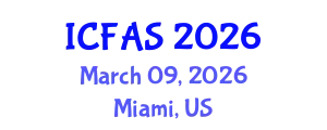 International Conference on Fisheries and Aquatic Sciences (ICFAS) March 09, 2026 - Miami, United States