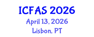 International Conference on Fisheries and Aquatic Sciences (ICFAS) April 13, 2026 - Lisbon, Portugal