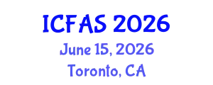 International Conference on Fisheries and Aquatic Sciences (ICFAS) June 15, 2026 - Toronto, Canada