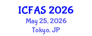 International Conference on Fisheries and Aquatic Sciences (ICFAS) May 25, 2026 - Tokyo, Japan