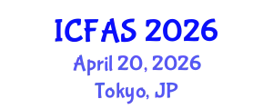 International Conference on Fisheries and Aquatic Sciences (ICFAS) April 20, 2026 - Tokyo, Japan