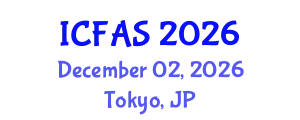 International Conference on Fisheries and Aquatic Sciences (ICFAS) December 02, 2026 - Tokyo, Japan
