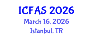 International Conference on Fisheries and Aquatic Sciences (ICFAS) March 16, 2026 - Istanbul, Turkey