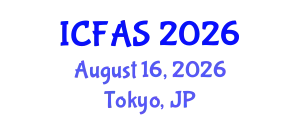 International Conference on Fisheries and Aquatic Sciences (ICFAS) August 16, 2026 - Tokyo, Japan
