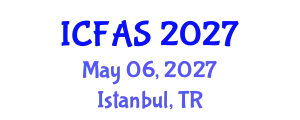 International Conference on Fisheries and Aquatic Sciences (ICFAS) May 06, 2027 - Istanbul, Turkey