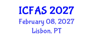International Conference on Fisheries and Aquatic Sciences (ICFAS) February 08, 2027 - Lisbon, Portugal