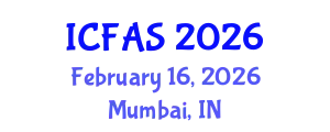International Conference on Fisheries and Aquatic Sciences (ICFAS) February 16, 2026 - Mumbai, India