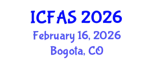 International Conference on Fisheries and Aquatic Sciences (ICFAS) February 16, 2026 - Bogota, Colombia