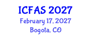 International Conference on Fisheries and Aquatic Sciences (ICFAS) February 17, 2027 - Bogota, Colombia