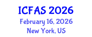 International Conference on Fisheries and Aquatic Sciences (ICFAS) February 16, 2026 - New York, United States