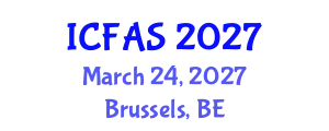 International Conference on Fisheries and Aquatic Sciences (ICFAS) March 24, 2027 - Brussels, Belgium