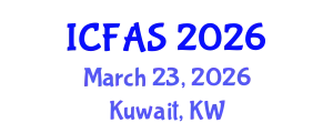 International Conference on Fisheries and Aquatic Sciences (ICFAS) March 23, 2026 - Kuwait, Kuwait