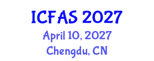 International Conference on Fisheries and Aquatic Sciences (ICFAS) April 10, 2027 - Chengdu, China
