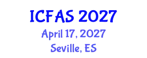 International Conference on Fisheries and Aquatic Sciences (ICFAS) April 17, 2027 - Seville, Spain