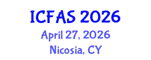 International Conference on Fisheries and Aquatic Sciences (ICFAS) April 27, 2026 - Nicosia, Cyprus