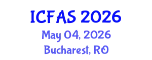 International Conference on Fisheries and Aquatic Sciences (ICFAS) May 04, 2026 - Bucharest, Romania