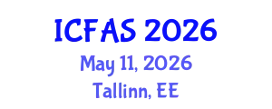 International Conference on Fisheries and Aquatic Sciences (ICFAS) May 11, 2026 - Tallinn, Estonia