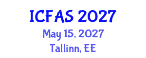 International Conference on Fisheries and Aquatic Sciences (ICFAS) May 15, 2027 - Tallinn, Estonia