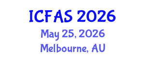 International Conference on Fisheries and Aquatic Sciences (ICFAS) May 25, 2026 - Melbourne, Australia