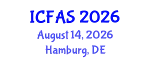 International Conference on Fisheries and Aquatic Sciences (ICFAS) August 14, 2026 - Hamburg, Germany