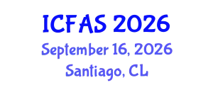 International Conference on Fisheries and Aquatic Sciences (ICFAS) September 16, 2026 - Santiago, Chile