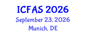 International Conference on Fisheries and Aquatic Sciences (ICFAS) September 23, 2026 - Munich, Germany