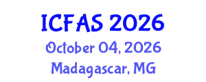International Conference on Fisheries and Aquatic Sciences (ICFAS) October 04, 2026 - Madagascar, Madagascar