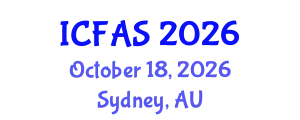 International Conference on Fisheries and Aquatic Sciences (ICFAS) October 18, 2026 - Sydney, Australia