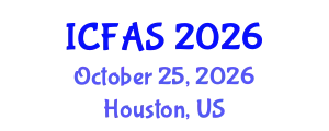 International Conference on Fisheries and Aquatic Sciences (ICFAS) October 25, 2026 - Houston, United States