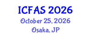 International Conference on Fisheries and Aquatic Sciences (ICFAS) October 25, 2026 - Osaka, Japan