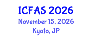 International Conference on Fisheries and Aquatic Sciences (ICFAS) November 15, 2026 - Kyoto, Japan