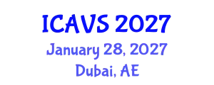 International Conference on Animal and Veterinary Sciences (ICAVS) January 28, 2027 - Dubai, United Arab Emirates
