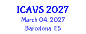International Conference on Animal and Veterinary Sciences (ICAVS) March 04, 2027 - Barcelona, Spain