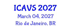 International Conference on Animal and Veterinary Sciences (ICAVS) March 04, 2027 - Rio de Janeiro, Brazil