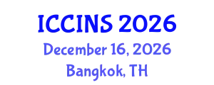 International Conference on Communications, Information and Network Security (ICCINS) December 16, 2026 - Bangkok, Thailand