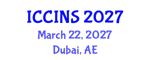 International Conference on Communications, Information and Network Security (ICCINS) March 22, 2027 - Dubai, United Arab Emirates