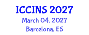 International Conference on Communications, Information and Network Security (ICCINS) March 04, 2027 - Barcelona, Spain
