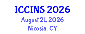International Conference on Communications, Information and Network Security (ICCINS) August 21, 2026 - Nicosia, Cyprus