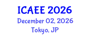 International Conference on Agricultural and Environmental Engineering (ICAEE) December 02, 2026 - Tokyo, Japan