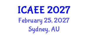 International Conference on Agricultural and Environmental Engineering (ICAEE) February 25, 2027 - Sydney, Australia