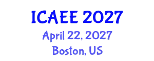 International Conference on Agricultural and Environmental Engineering (ICAEE) April 22, 2027 - Boston, United States