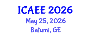 International Conference on Agricultural and Environmental Engineering (ICAEE) May 25, 2026 - Batumi, Georgia