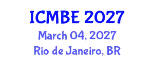 International Conference on Mathematical Biology and Ecology (ICMBE) March 04, 2027 - Rio de Janeiro, Brazil